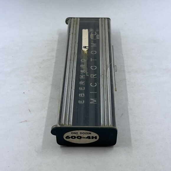 Vintage Eberhard Faber Microtomic 3H Woodclinched 600 Lot Of 5 In Plastic Case - Picture 10 of 11